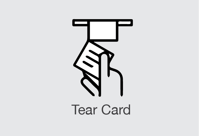 Printing Tear Card