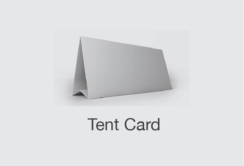 Printing Tent Card